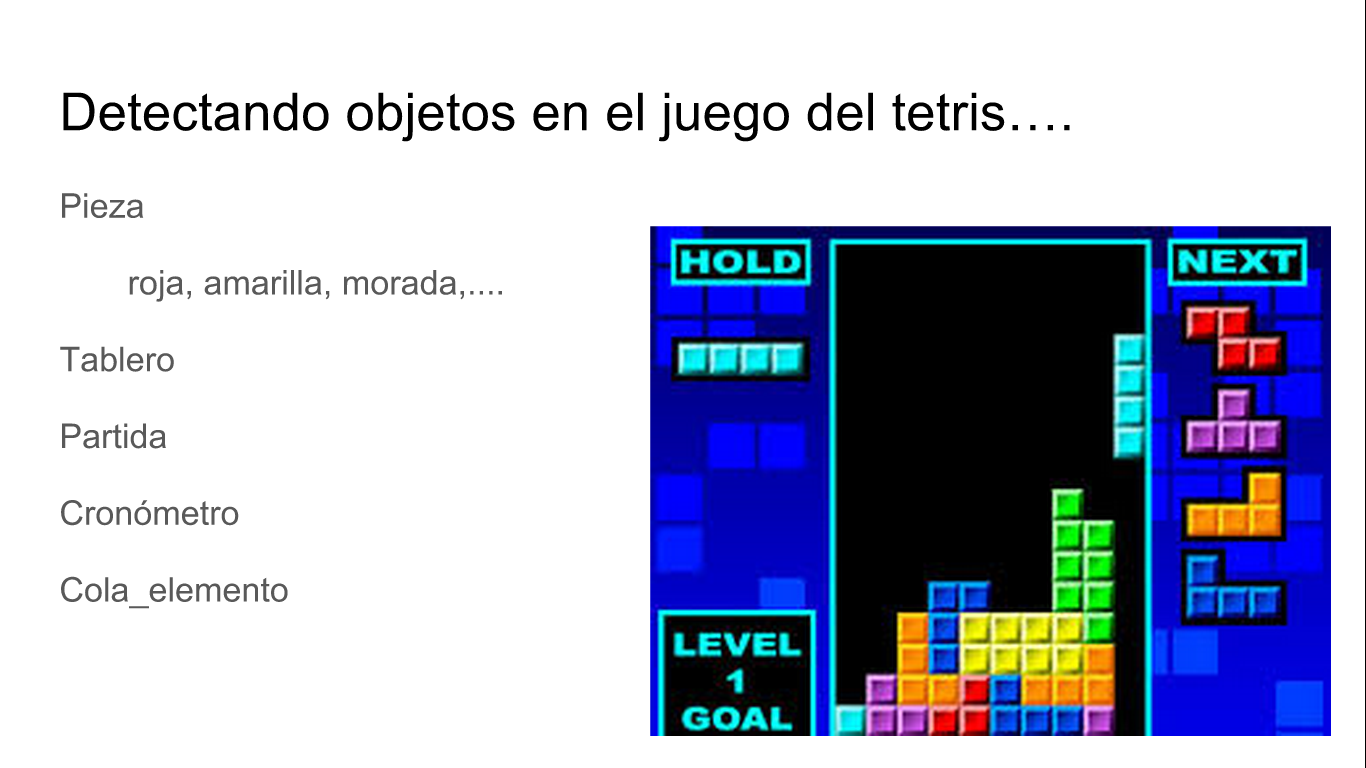 Clases del juego del tetris
