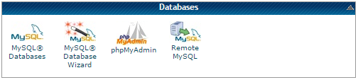 Herramientas de administración de base de datos disponibles en CPanel